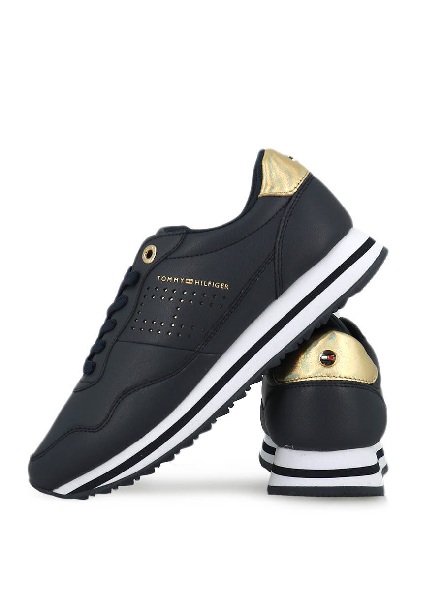 goud tommy hilfiger kids velcro bij Schoenen Verduyn | Gratis levering