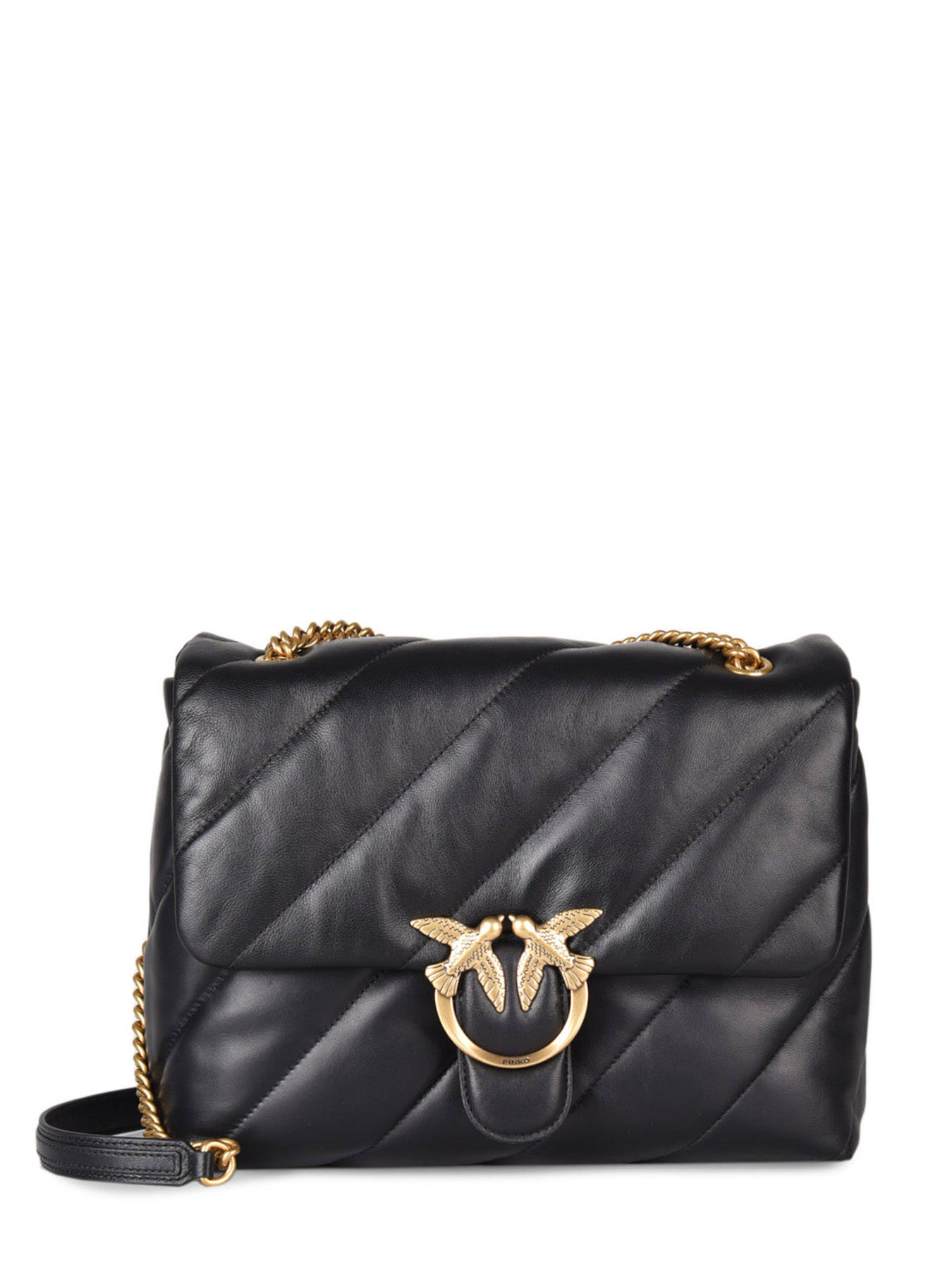 Borsa PINKO Big Love Bag Puff Maxi Quilt in Nappa Nera | LATTANZI UOMO