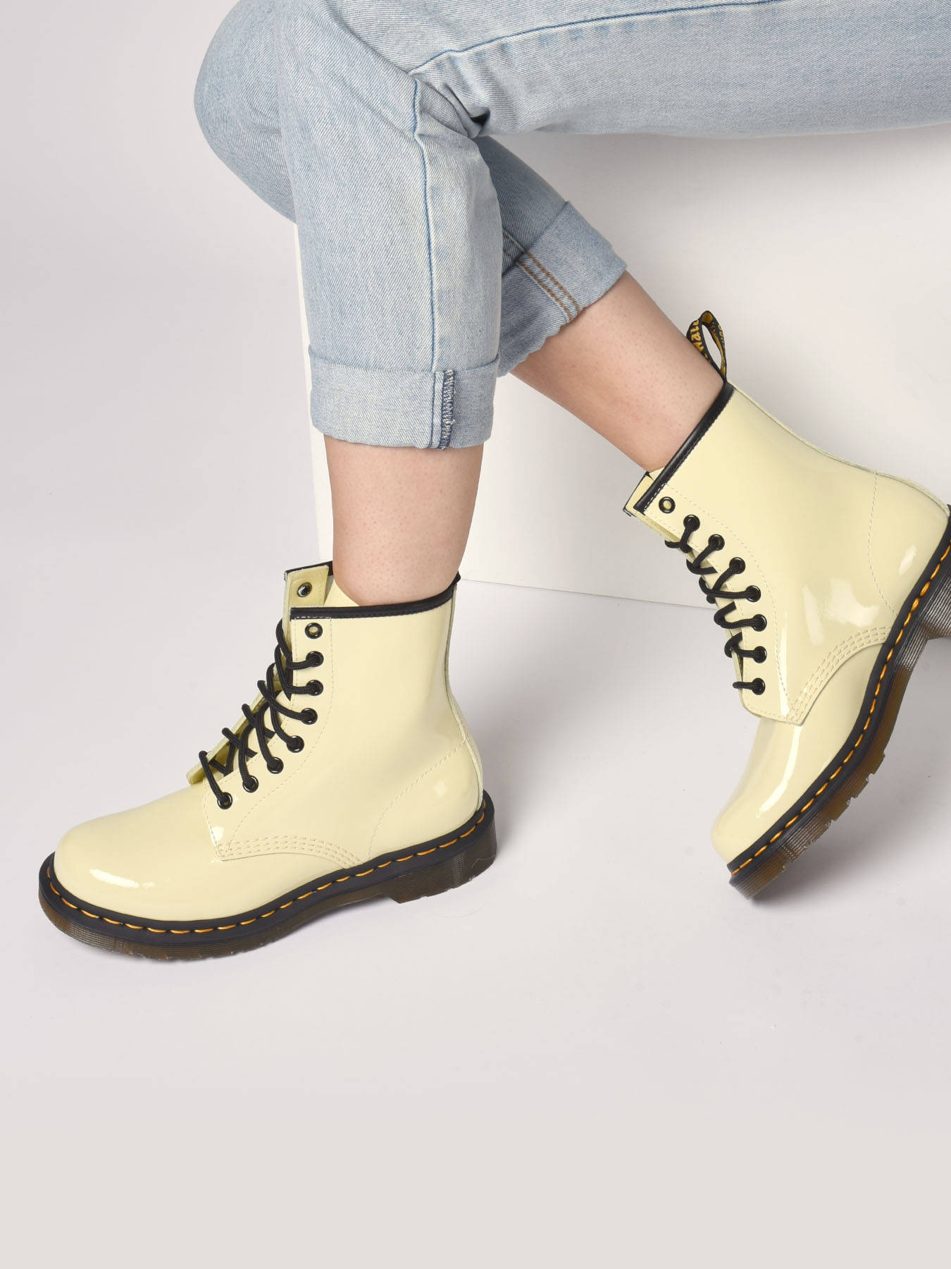 Boots/enkellaarsjes Dr Martens 1460W PATENT te koop aan de beste prijs