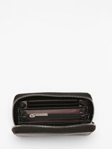 Portefeuille Leder Lancaster Beige paris pm 25-vue-porte