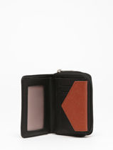 Portefeuille Maya Leder Lancaster Zwart maya 3-vue-porte