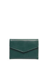 Portemonnee Leder Lancaster Groen paris pm 28