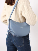 Schoudertas Suave Ace Leder Lancaster Blauw suave ace 28-vue-porte