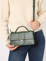 Cross Body Tas Ily Leder Lancaster Groen ily 10-vue-porte