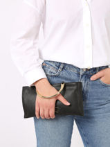 Handtas Jumping Leder Etrier Zwart jumping EJUM052L-vue-porte
