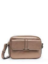 Cross Body Tas Ambre Hexagona Bruin ambre 389955