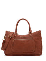 Schoudertas A4 Formaat Vintage Leder Nat et nin Bruin vintage TEGAN