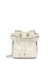 Mini Bucket Bag Ninon Leder Lancel Wit ninon A11466