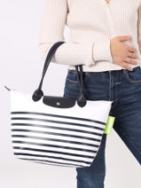 Longchamp Le pliage marinire Schoudertas Veelkleurig-vue-porte