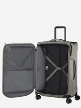 Soepele Reiskoffer Respark Samsonite Grijs respark 143330-vue-porte