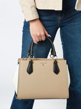Handtas Marilyn Leder Michael kors Beige marilyn R3G6AS2T-vue-porte
