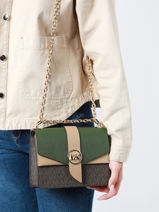 Cross Body Tas Greenwich Leder Michael kors Veelkleurig greenwich S1GGRC0B-vue-porte