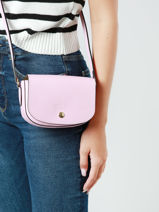 Longchamp Epure Cross bodytas Roze-vue-porte