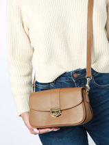 Cross Body Tas Donna Fia Leder Lancaster Bruin donna fia 20-vue-porte