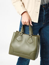 Handtas S No Izy Leder Lancel Groen neo izy A12133-vue-porte