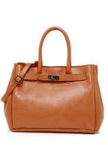 Handtas Caviar Leder Milano Bruin caviar CA23064