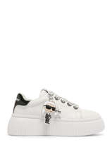 Kreeper Lo Karl Nft Sneakers Uit Leder Karl lagerfeld Wit women KL42376N