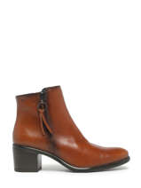 Enkellaarsjes Met Hak Lexi Uit Leder Dorking Bruin women D8606