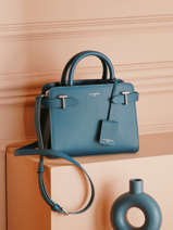 Handtas S Emilie Leder Le tanneur Blauw emily TEMI1600