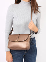 Cross Body Tas Ambre Hexagona Bruin ambre 389965-vue-porte