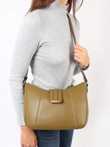 Cross Body Tas Ambre Hexagona Groen ambre 389966-vue-porte