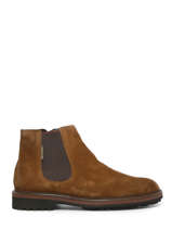 Chelsea Boots Benson Uit Leder Mephisto Bruin men P5143617