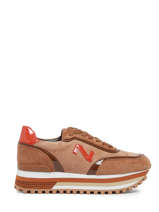 Sneakers Uit Leder Nathan baume Bruin women 232NS26