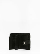 Portemonnee Met Kaarthouder Leder Basilic pepper Zwart glam BGLA94-vue-porte