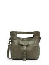 Handtas Cow Leder Basilic pepper Groen cow BCOW67