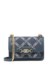 Cross Body Tas Heather Katoen Michael kors Blauw heather S3G7HL7J