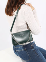 Baguette Tas Suave Leder Lancaster Groen suave even 14-vue-porte