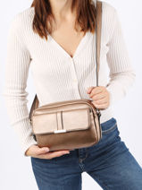 Cross Body Tas Ambre Hexagona Bruin ambre 389955-vue-porte