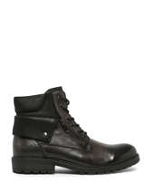 Boots Odel Uit Leder Kdopa Zwart men ODEL