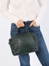 Handtas Natural Leder Biba Groen natural FRA2L-vue-porte
