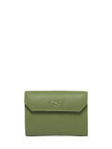 Portefeuille Leder Nathan baume Groen original n 413N