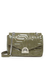 Cross Body Tas M Midi-minuit Leder Lancel Groen midi minuit A12512