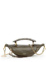Cross Body Tas Xs Origami Leder Lancel Groen origami A12526