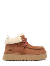 Boots Funkarra Cabin Uit Leder Ugg Bruin women 1143954