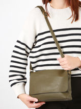 Cross Body Tas Soft Miniprix Groen soft MD5239-vue-porte