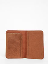 Paspoorthouder Vintage Leder Mila louise Bruin vintage 3364X-vue-porte