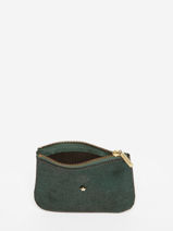 Portemonnee Leder Mila louise Groen vintage 3372X-vue-porte