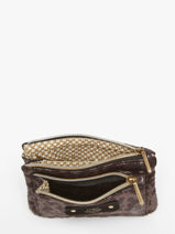 Portemonnee Mila louise Zwart sl2 leopard 23690SL2-vue-porte