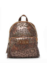 Rugzak Mila louise Bruin sl2 leopard 23217SL2