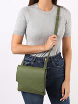 Cross Body Tas N City Ascot Leder Nathan baume Groen n city N1811117-vue-porte