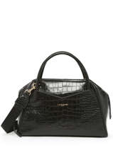 Handtas Exotic Croco Leder Lancaster Zwart exotic croco 98