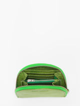 Portefeuille Manon Leder Paul marius Groen vintage MANON-vue-porte