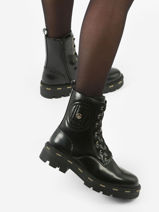 Enkellaarsjes Taylor Uit Leder Liu jo Zwart women 4F3719EX-vue-porte