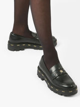 Mocassins Taylor Uit Leder Liu jo Zwart women 4F3721EX-vue-porte