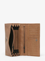 Portefeuille Met Portemonnee Leder Milano Beige four seasons SOPLW050-vue-porte