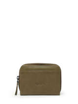 Portemonnee Met Kaarthouder Leder Milano Groen four seasons SOPLW069